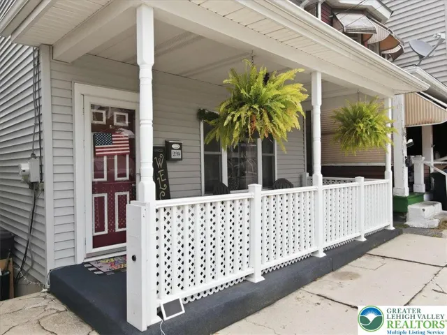 Welcoming front porch
