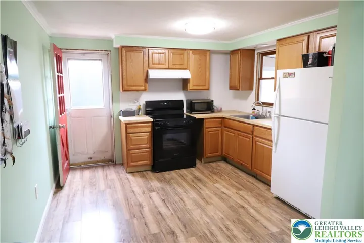 Kitchen from hallway view