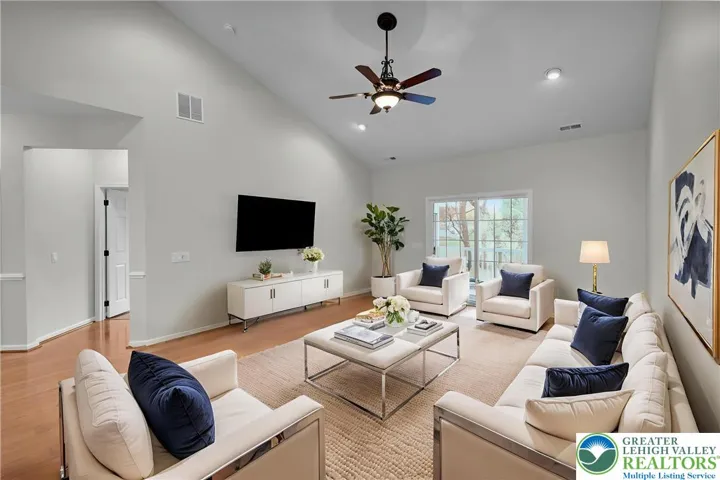 Virtually Staged Family Room