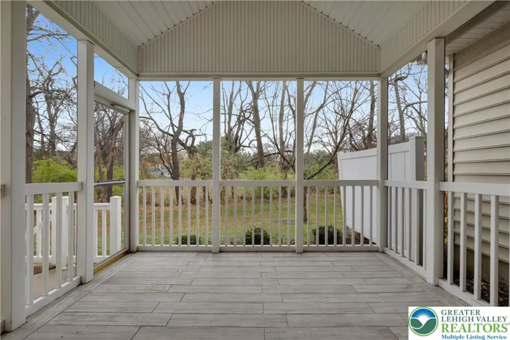 Screened-in Porch off the Family Room