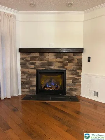 Natural gas fireplace with remote