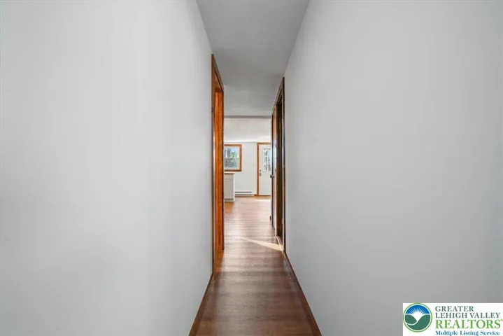 Hallway from family room to kitchen