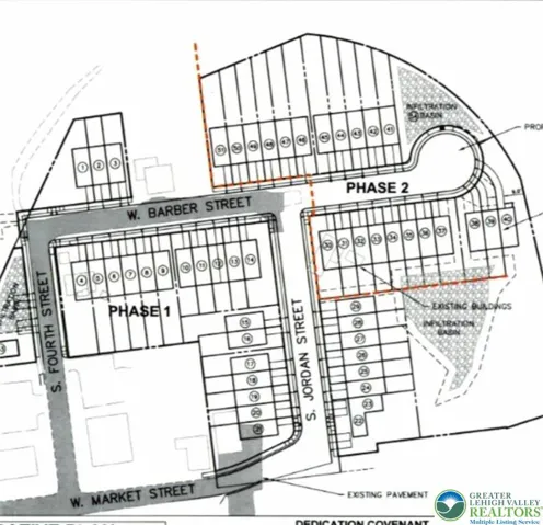 Plot map of the development.