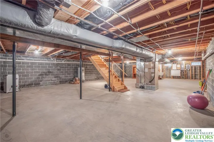 Large Unfinished Basement
