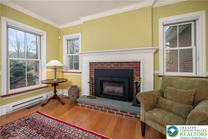 Wood Burning Fireplace