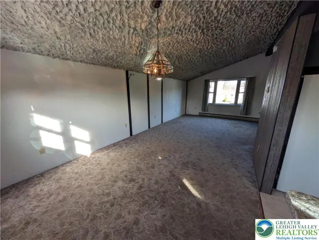 Dining room with view to living room