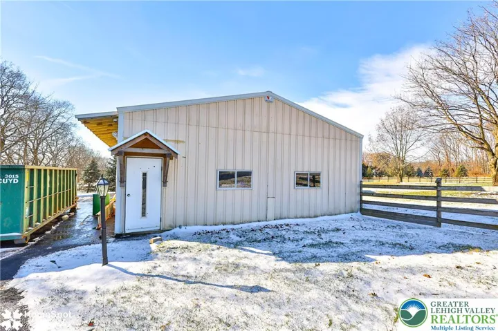  Entrance to Pole Barn