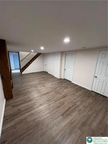 Lower level rec room