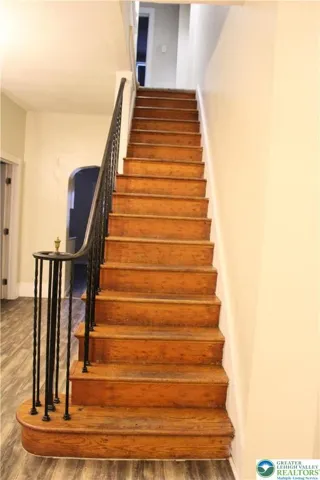 Stairs to second floor