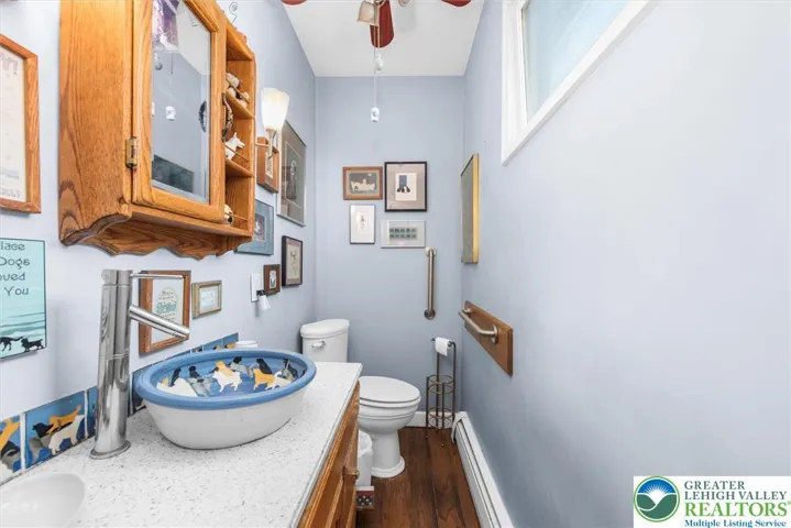 1st floor half bath