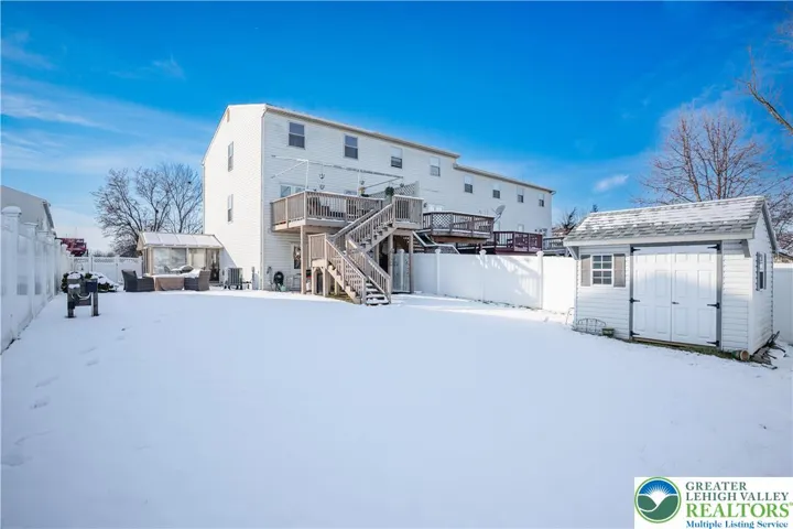 Backyard full view angle up