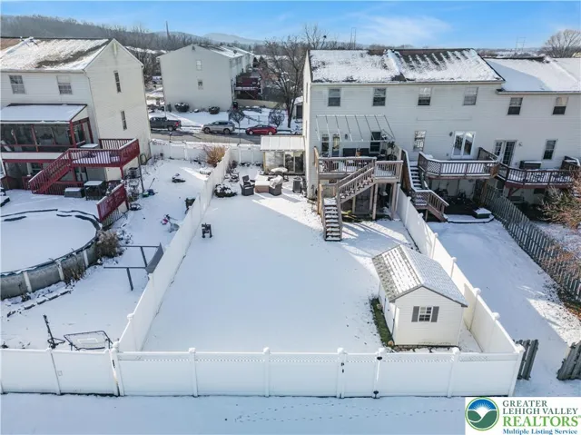Backyard full view angle down