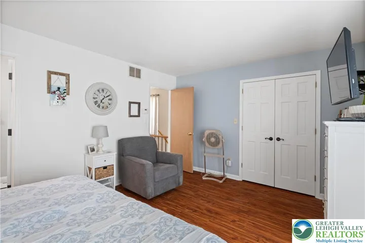 Master Bed facing door