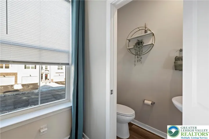 Bathroom off of living room