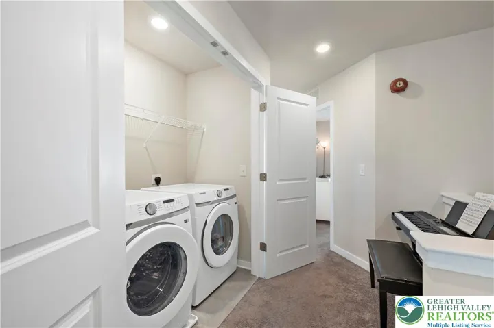 Second floor laundry