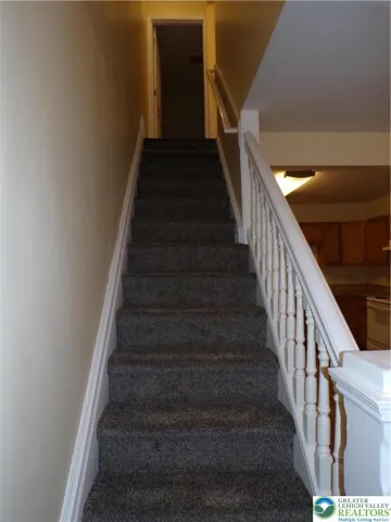 2nd floor stairs brand new carpet