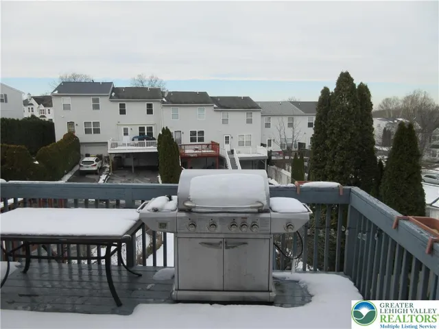 Deck off kitchen