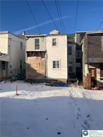 Rear of house