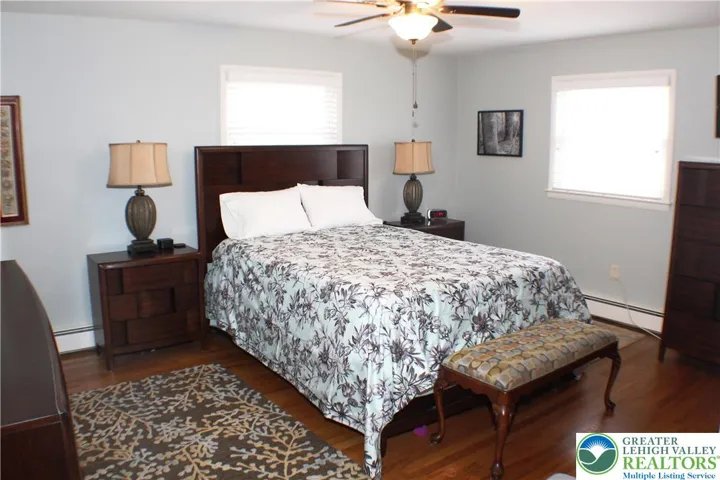 Master Bedroom is the back corner of the home