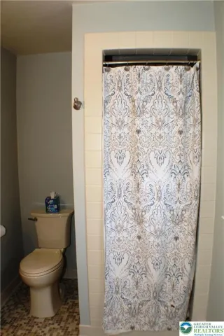 Master bath has a shower - all tile