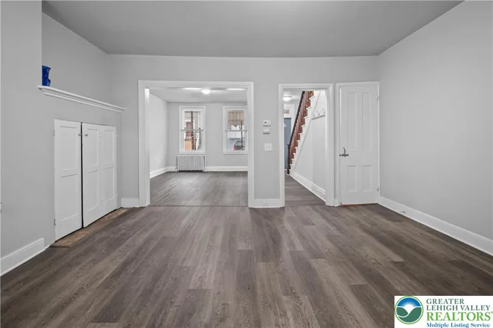 Dining and Living Rooms.