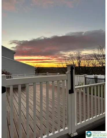 view from back of house deck