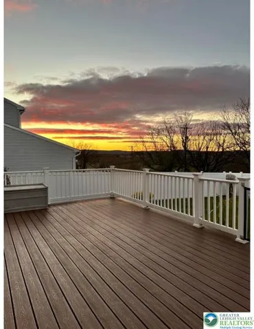 view from back of house deck