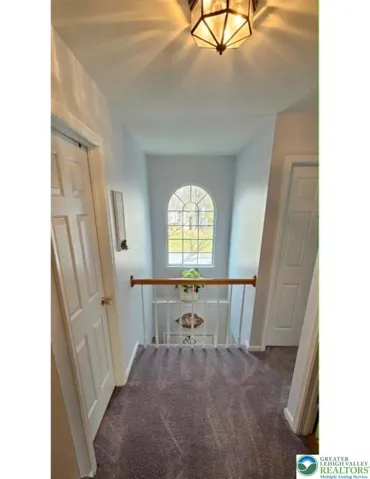 view from upstairs hall