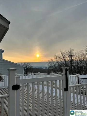 view from back of house deck