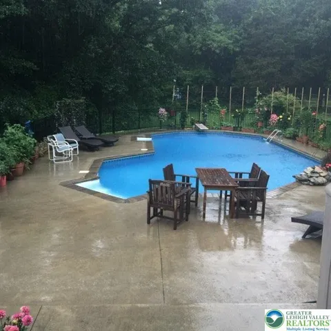 Pool in summer