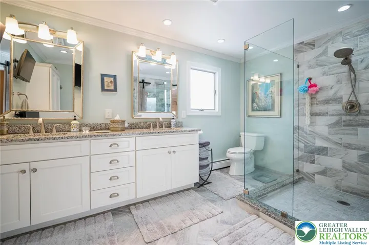 Master Bathroom w/glass stall shower