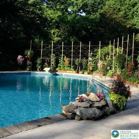 Pool in summer