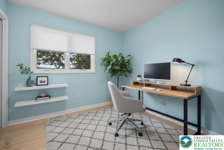 Virtually staged office