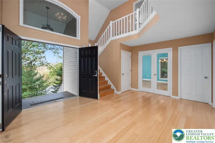 Grand double door entry