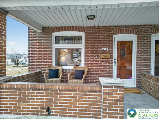 Covered front porch
