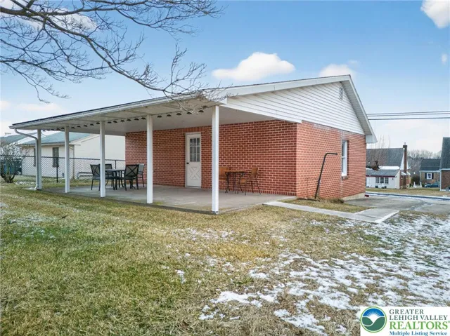 Covered patio