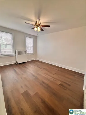 living room w/ french door
