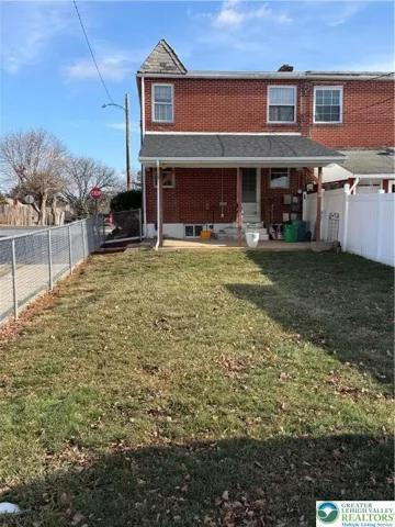 Fenced yard