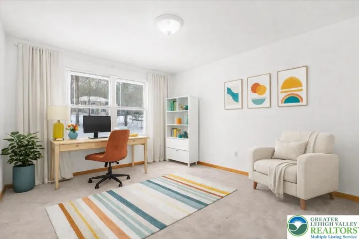 **virtually staged bedroom 2/office**