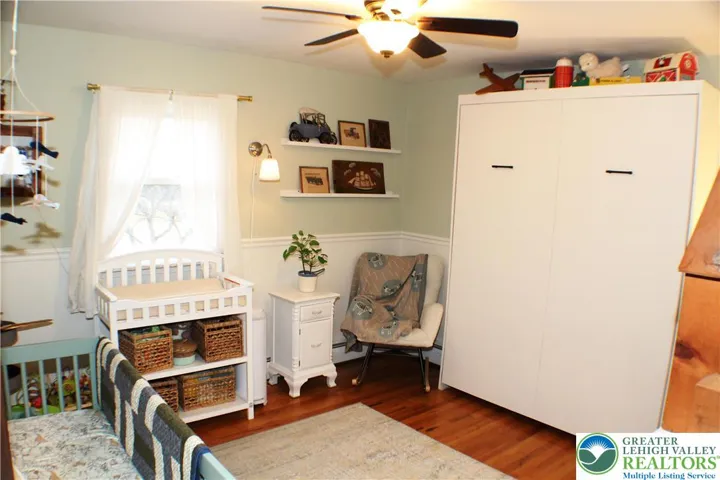 Bedroom 2 is the front corner of the home