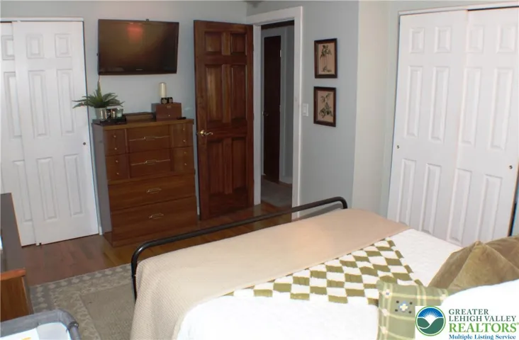 Primary Bedroom has double closets