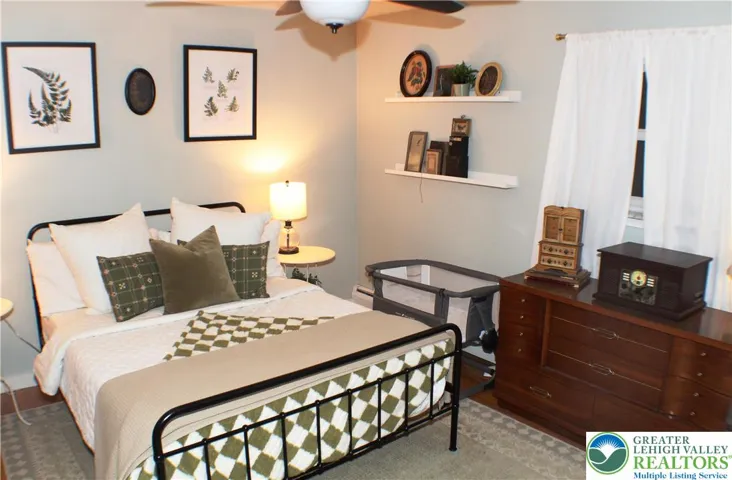 Primary Bedroom is located in the rear corner of the home