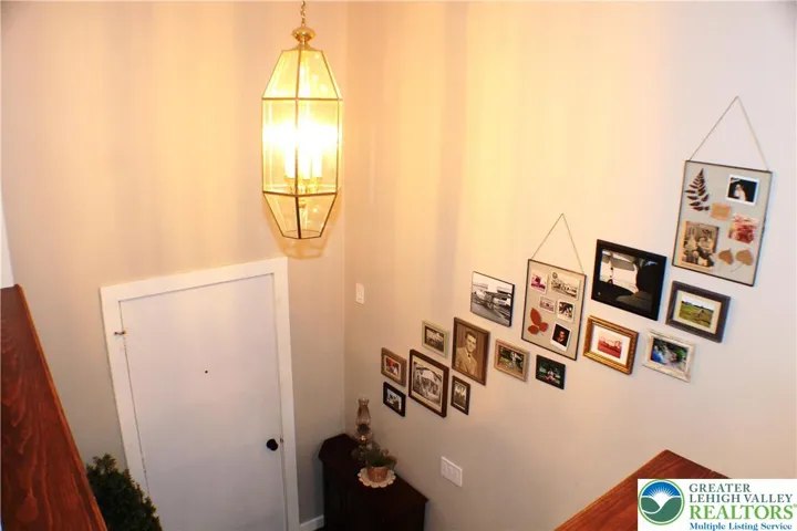 Going down to the family room...