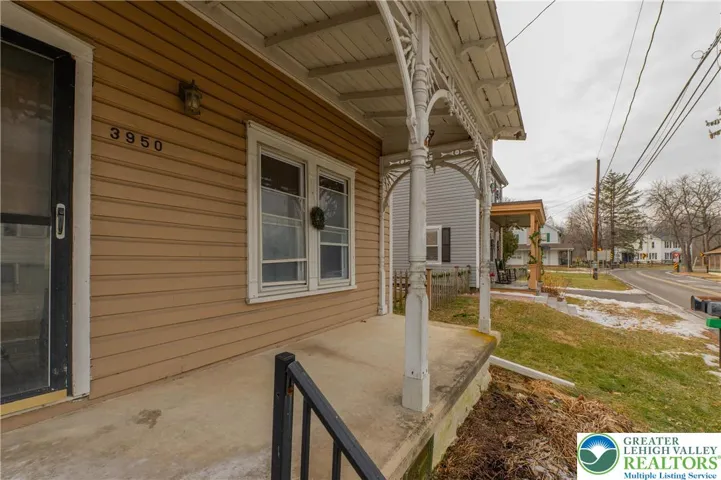 Covered front porch