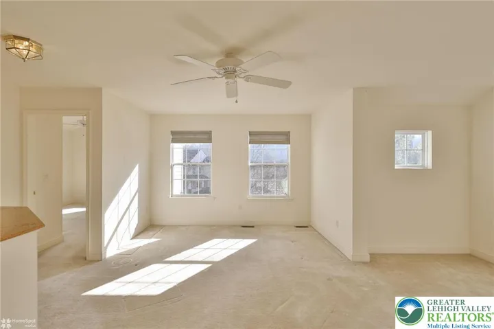 Second floor family room with many possibilities