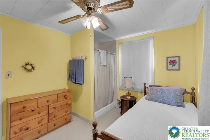 Bedroom with the shower