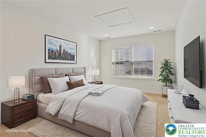 Virtually staged second floor 4th BR