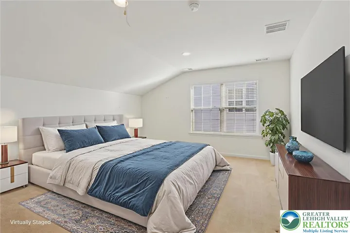 Virtually staged second floor3rd BR