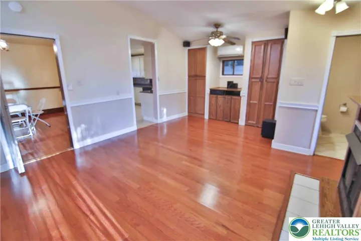 View from FR to Kitchen & Dining room
