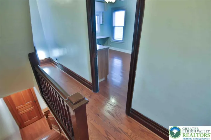 2nd floor hallway to bedrooms - no walk-through bedrooms!